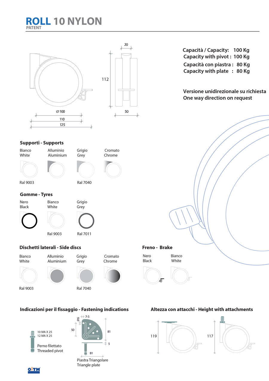 725828 900 0751 roll 10 nylon